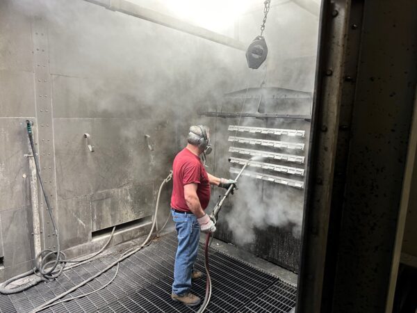 sheet metal powder coating